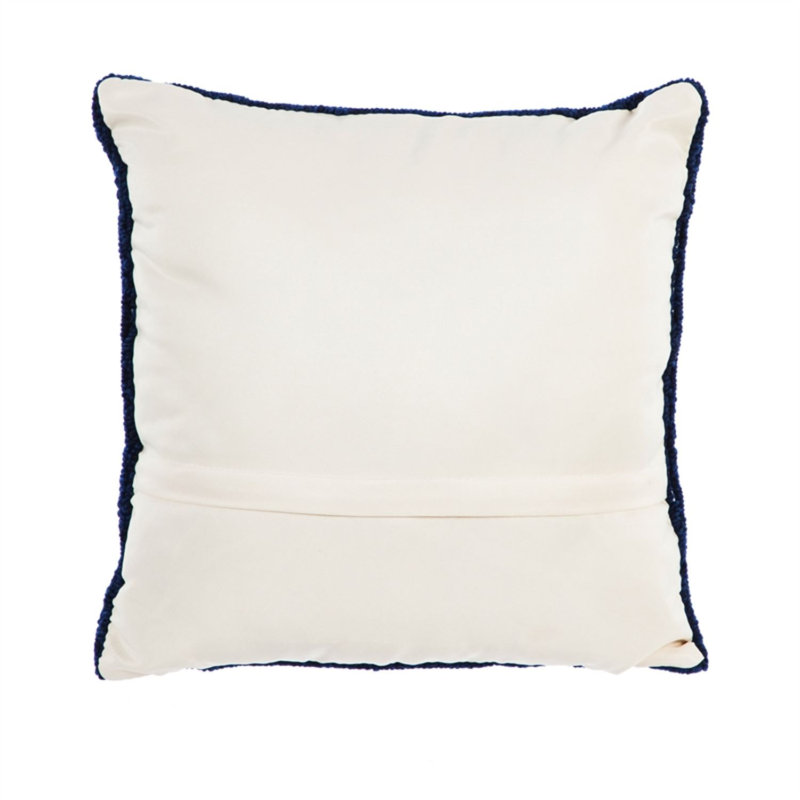 Cotton Blend Outdoor Throw Pillow