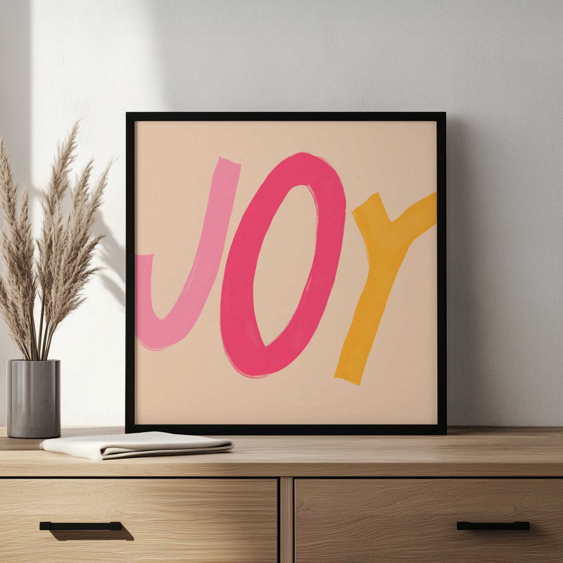 Reproduction d'art «NHCH Joy» par Morgan Harper Nichols, H 12 po x l 12 po, Doré