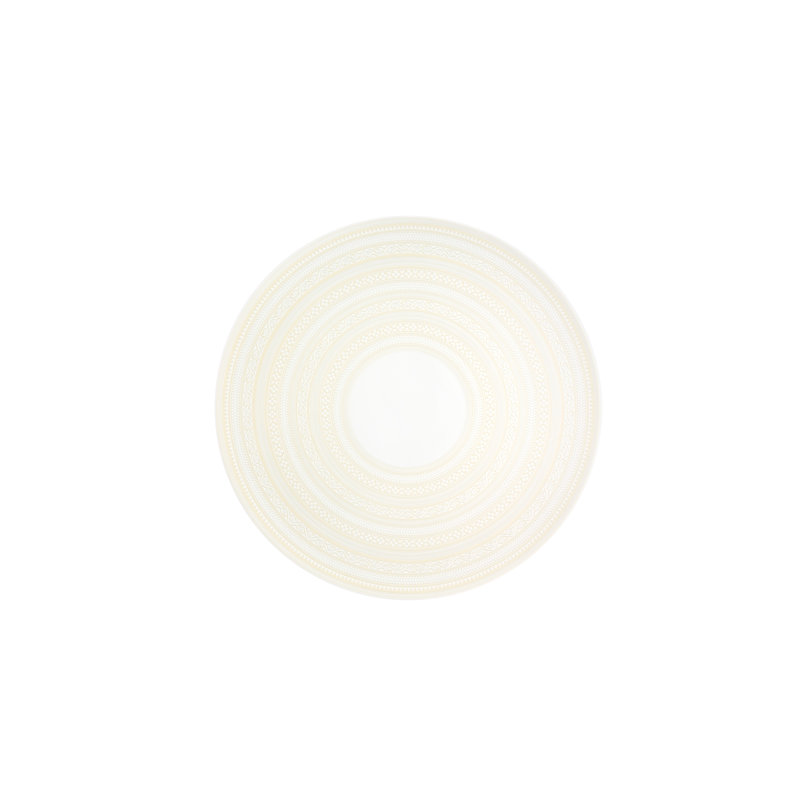 Ivory Porcelain Dinner Plate