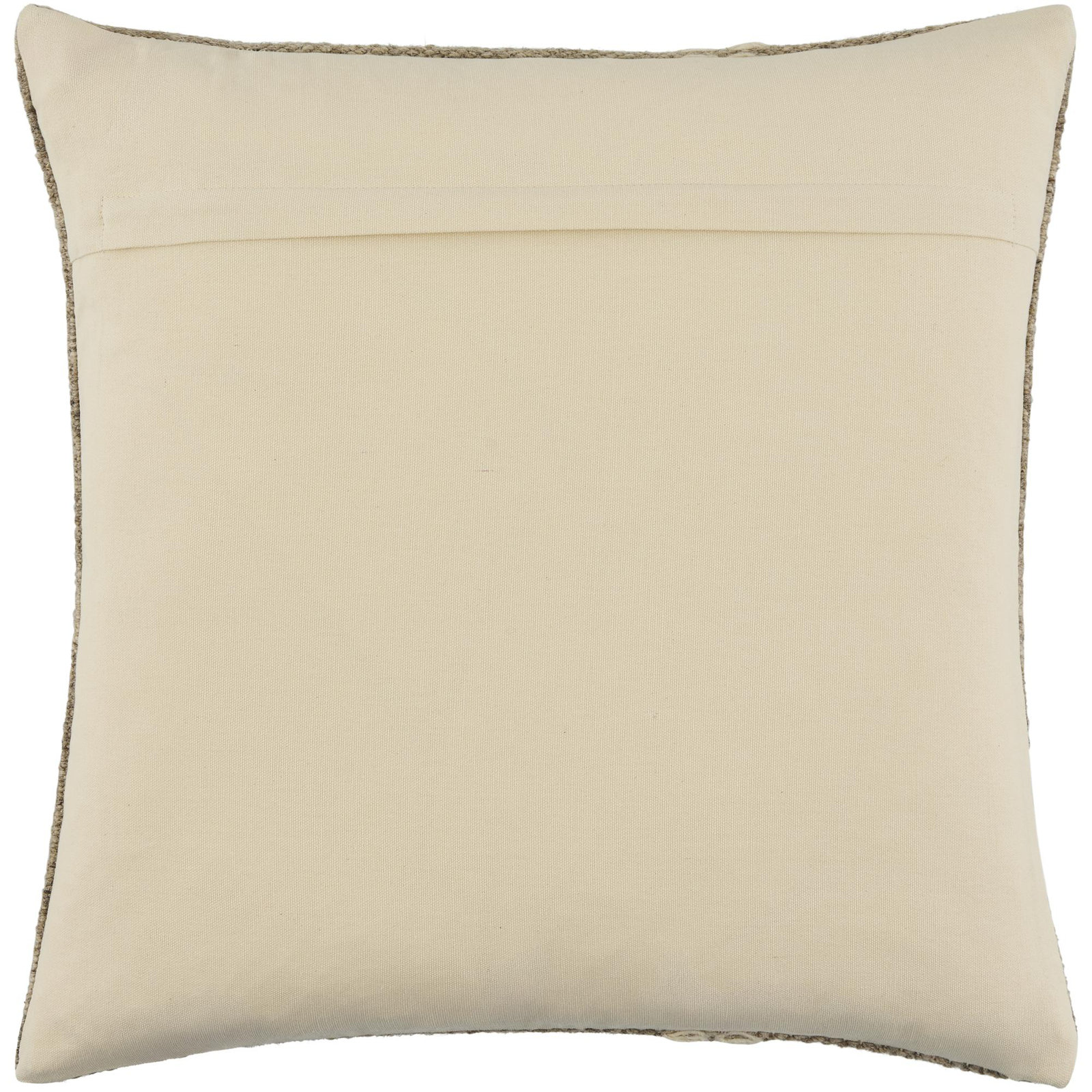 Jundah Accent Pillow, Light Brown, Square 20", Duck Down