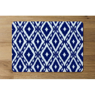 Ardzan Polyester-Coated Hardboard Geometric Rectangle Placemat