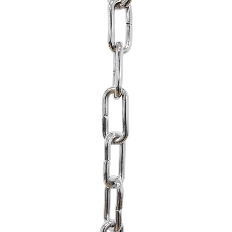Lustre décoratif décoratif à chaîne ou à chaîne 3 pieds, Chrome poli, 3 pi