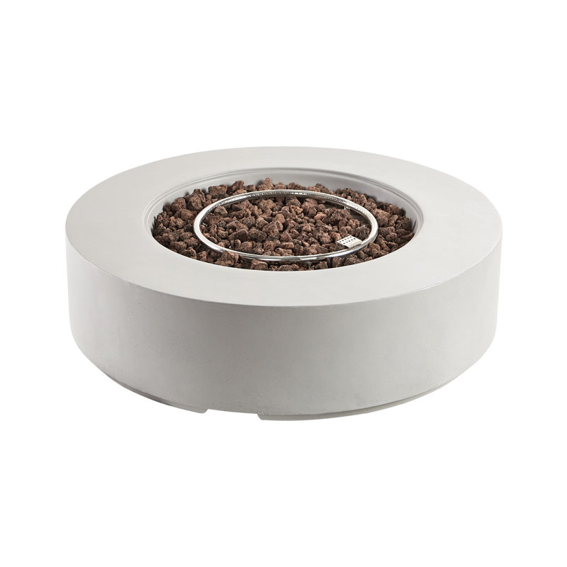 Round Concrete Propane Fire Pit