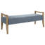 Banc rembourré en polyester Daylight