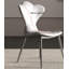 Chaise de salle à manger en microfibre italien