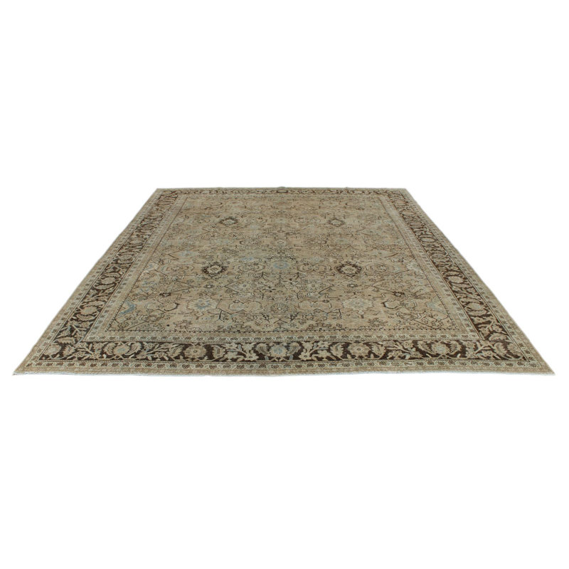 Tapis Oushak brun 9x12