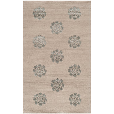 Tapis en soie et en laine Martha Stewart Classics