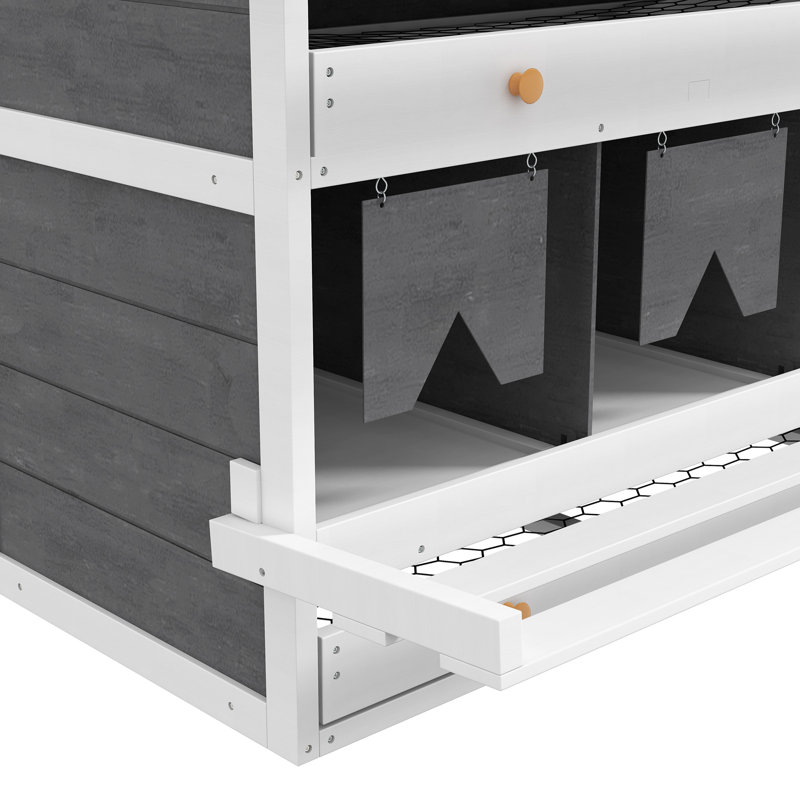Boîte de nidification pour poulets, 8 boîtes de rangement en bois pour poulailler