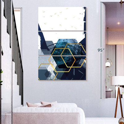 Avery Hexagon Landscape Gold II