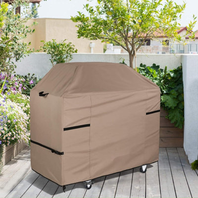 Waterproof Grill Cover 64 Inch, Heavy Duty BBQ Cover For 4-6 Burners Outdoor Gas Barbecue Grill