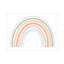 Paysage abstrait pastel clair arc-en-ciel-447676852