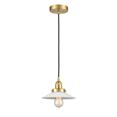 Luminaire suspendu conique à 1 lumière Cahaba