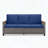 69.7-Inch Wide Deep Seating Outdoor Wicker Couch with 4-Inch Cushions-240346812
