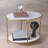 Iron/Stone Side Table