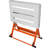 Welding Table 30" x 20", 400lbs Load Capacity Steel Welding Workbench Table on Wheels, Folding Work Bench with Three 1.1" Slot, 3 Tilt Angles, Adjustable Height