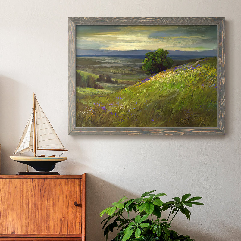 «Path Up Windy Hill», reproduction d'art sur toile, Gris, H 28 po x l 42 po