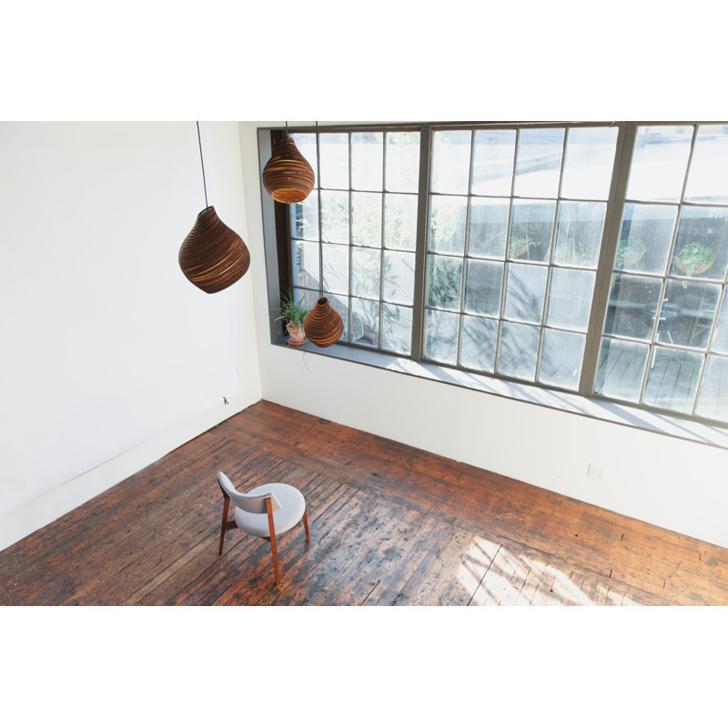 Luminaire suspendu Scraplights Hive 15 naturel, H 18 po x l 15 po x P 15 po, Naturel