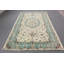 Tapis décoratif en laine beige fait à la main idéal pour la chambre à coucher ou le vestibule et convenant à tout décor