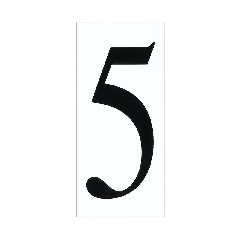 Carreau de numéro de lettre Brookwood, 5