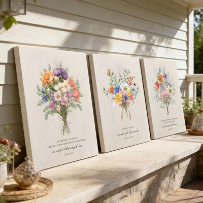 3 Piece Wrapped Canvas Print