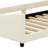 Upholstered Daybed With Rabbit Ear Shaped Headboard-2085556612
