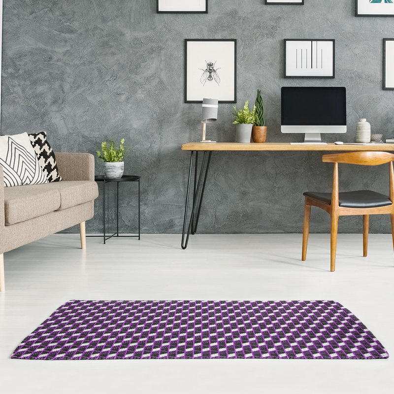 Chenille Geometric Indoor Rug, Rectangle 3' x 5'