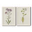 Mauve Garden Flowers III, toile encadrée de qualité supérieure - prête à être accrochée-75683458-75683457