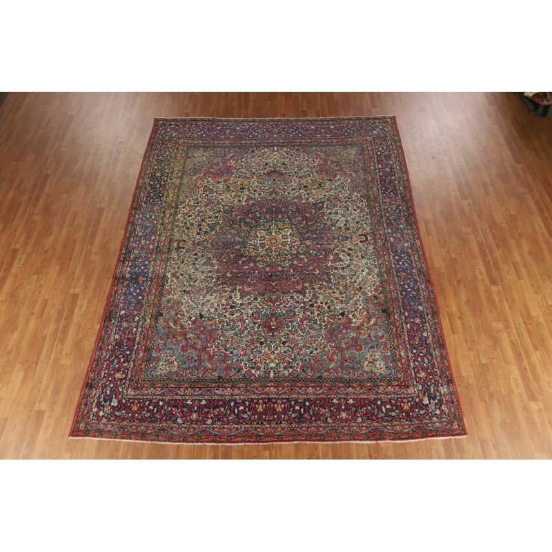Tapis traditionnel à teinture végétale 9 x 12