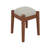 Retro Style Wooden Makeup Vanity Set With Charging Plug & USB Ports And Cushioned Stool-48145208