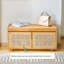 Banc à langer avec rangement simple en bois massif