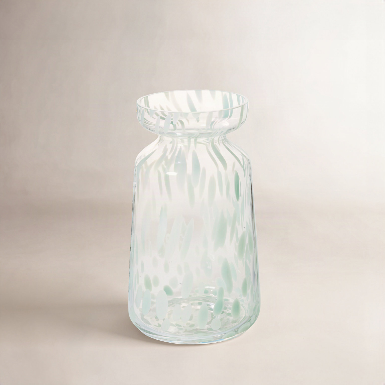 Aude 9.75'' Glass Table Vase, Green