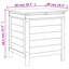 Rosalind Wheeler Conahan 50cm W Fir Solid Wood Deck Box-1005738843