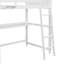 Lit mezzanine avec tiroirs et bureau, lit mezzanine en bois avec tablettes-1034461154