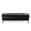 Rehausse de foyer rectangulaire en fer gris foncé 50 000 BTU
