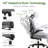 Office Chair Ergonomic Desk Chair - Mesh Computer Chair Breathable Task Chair With Wheels-1321616510-1321616511
