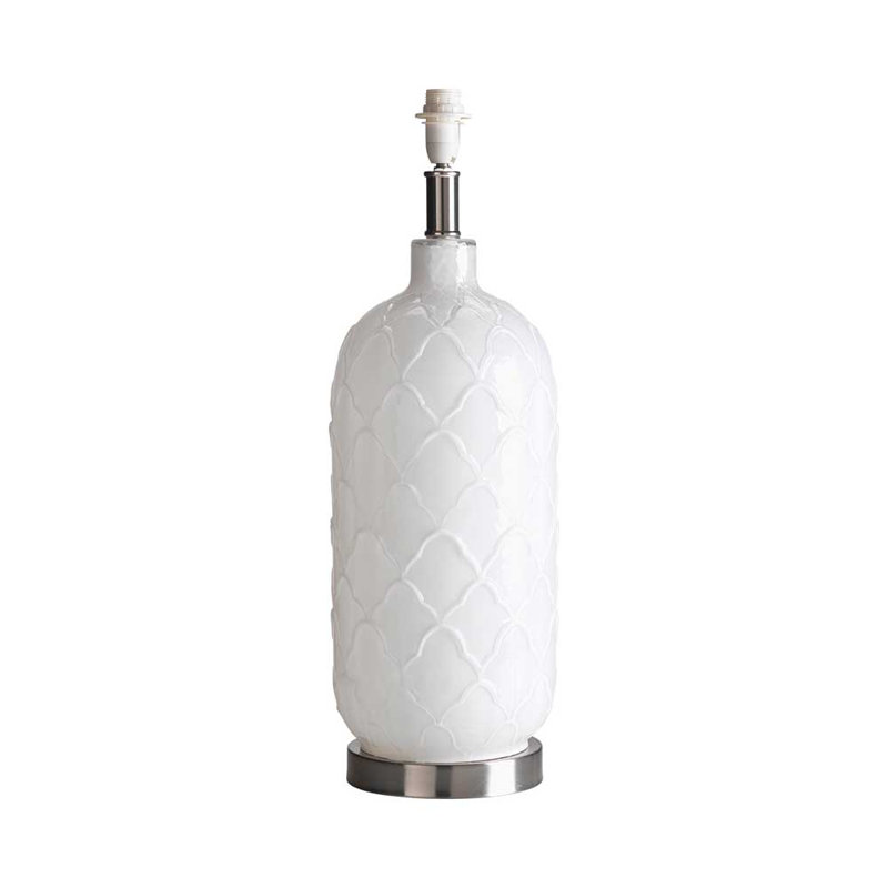 Pesa Glass Lamp Base Lamp, White