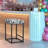 Tuckerman Industrial Bar Stools Set - Rust Steel Frame with Foam Cushions & Anti-Slip Pads-1446983339-1452970209