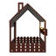 Lit de sol pour enfants de style Montessori équipé d'une barrière de sécurité, d'un auvent, d'un éclairage et de trois unités de rangement-1230031990-1230031991