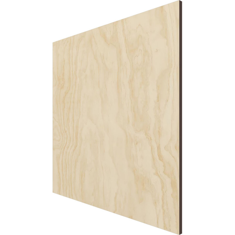 Planche de loisir en bois, Bouleau, H 11,75 po x l 11,75 po x P 0,25 po