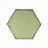 Patio Side Table With Hexagon Top and Metal Base-111314197