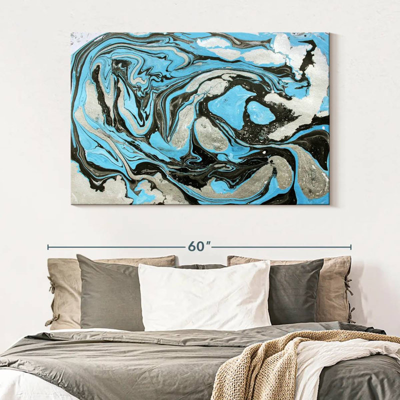 Avery Abstract Ink, 34" H x 51" W