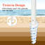 Parasol de plage inclinable avec parasol d'extérieur 8 pi Kwok