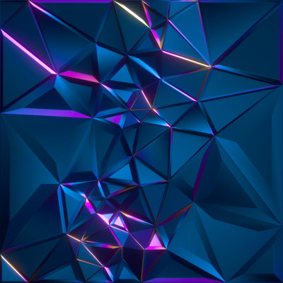Crystal Background - Wrapped Canvas Print