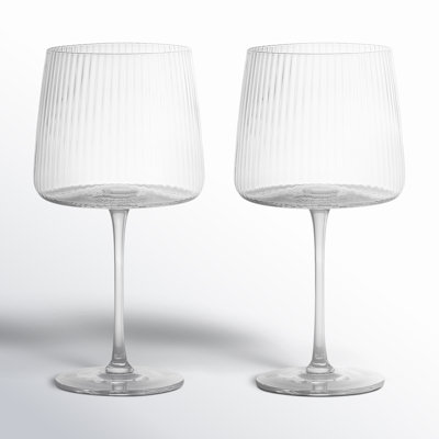 Zoya Ribbed Gin Balloon Glass