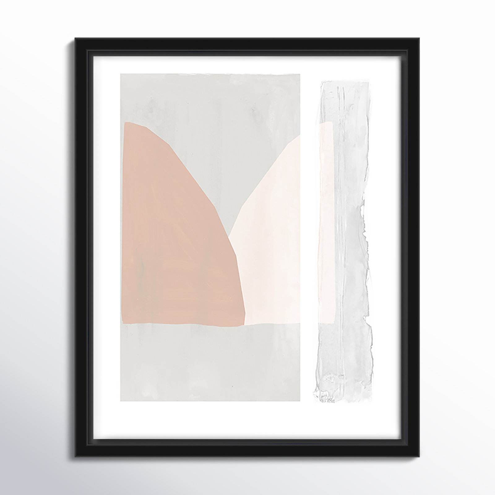 Lora "Soft And Light" Print by Tom Reeves, 11.5" H x 9.5" W x 2" D, Black Framed Canvas
