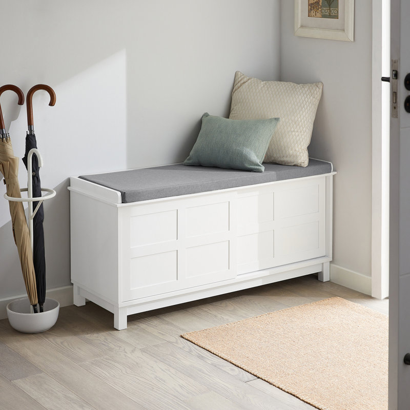Grandview Polyester Upholstered Storage Bench