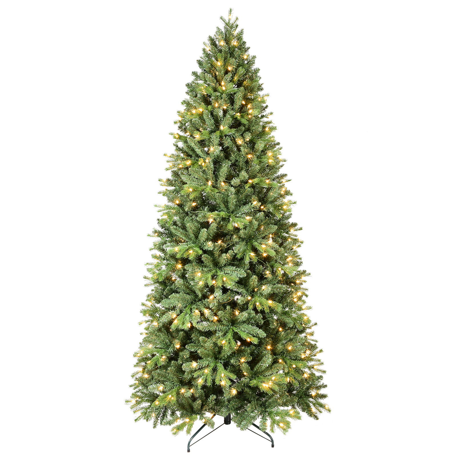 Pencil 9' Pre-Lit Spruce Christmas Tree, 7'