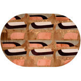 Art Hide X Greg Natale Cowhide Block Print Area Rug