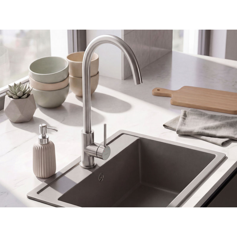 Kitchen Tap KONASHEN Silver, Silver