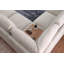 Canapé modulaire en tissu 141,5 po Chenille-412282876